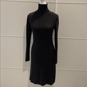 Elegant Turtleneck Sweater Dress